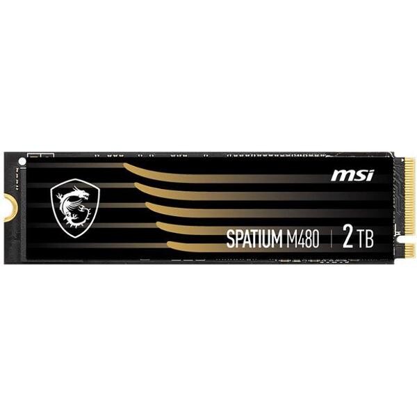 

SSD накопитель MSI SPATIUM M480 PRO PCIE 4.0 NVME M.2 2TB