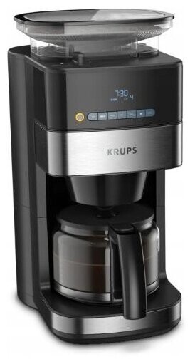 

Кофеварка Krups KM 832810 черный/серебристый