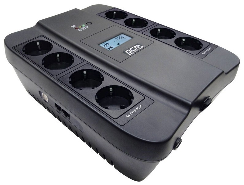 

Источник бесперебойного питания Powercom Spider SPD-550U LCD USB