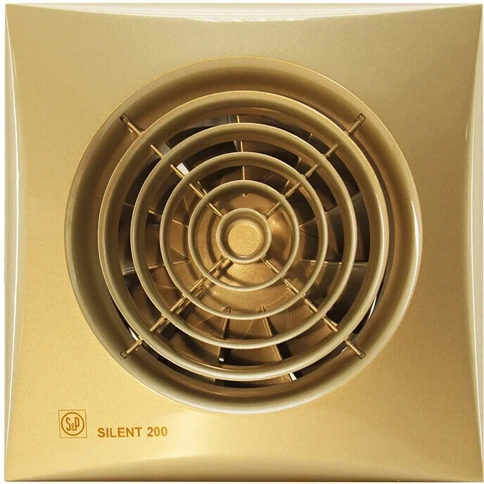

Вентилятор вытяжной Soler & Palau Silent-200 CZ GOLD