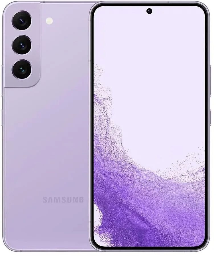 

Телефон Samsung Galaxy S22 5G 8/128Gb фиолетовый (SM-S901E)