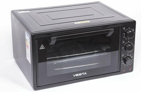 

Мини-печь Vesta MP-V 2336 Е чёрный/чёрный