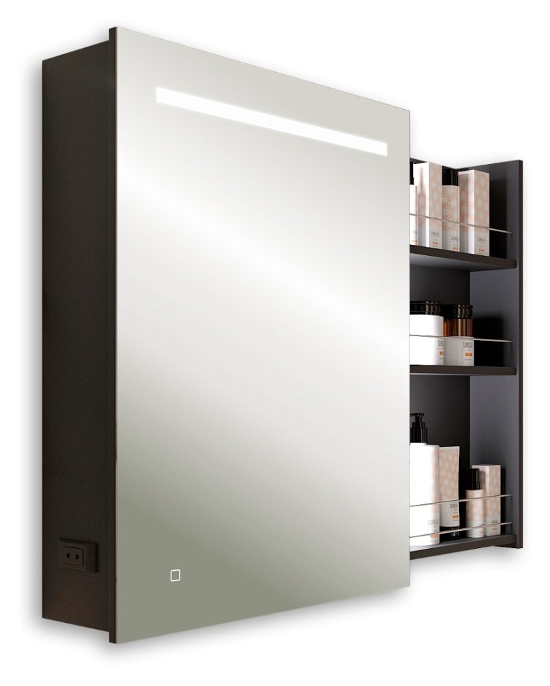 

Шкаф с зеркалом Silver Mirrors Ilona slide 620*820мм (LED-00002535)