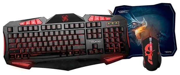 

Комплект мыши и клавиатуры Qumo AXE STRIKE