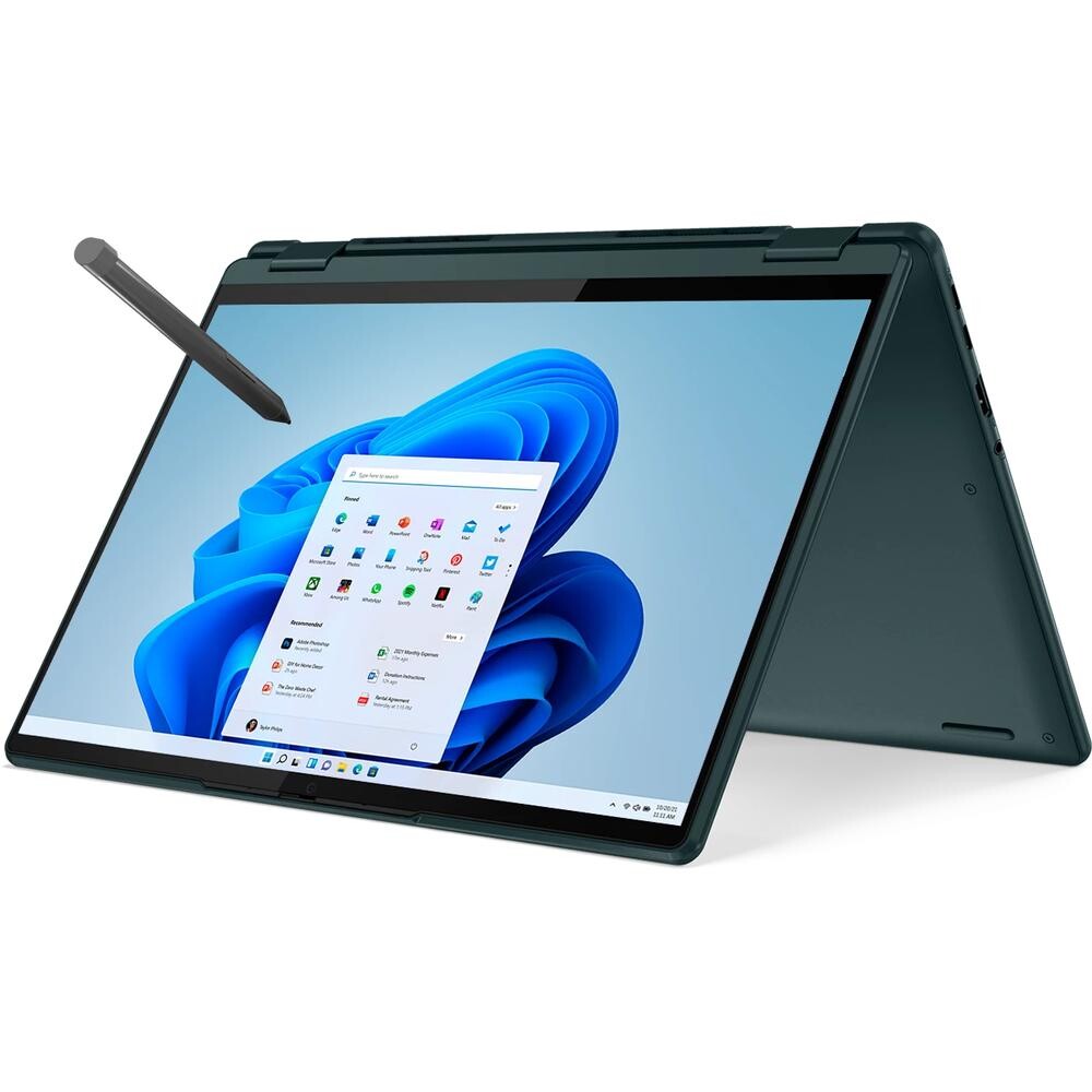 

Ноутбук Lenovo Yoga 6 13ABR8 Ryzen 7 7730U(2Ghz)/16384Mb/1024SSDGb/Win11Home dark teal (83B20098RK)