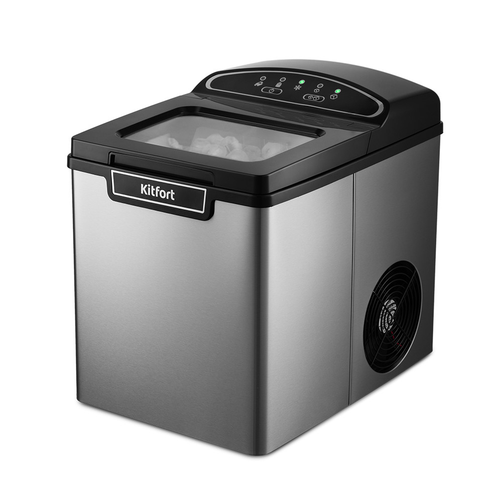 

Льдогенератор Kitfort KT-1807 серебристый/черный