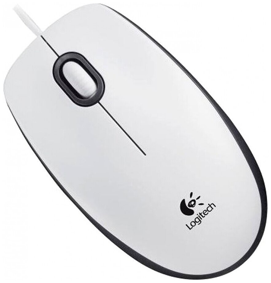 Компьютерная мышь Logitech M100 White (910-006764)