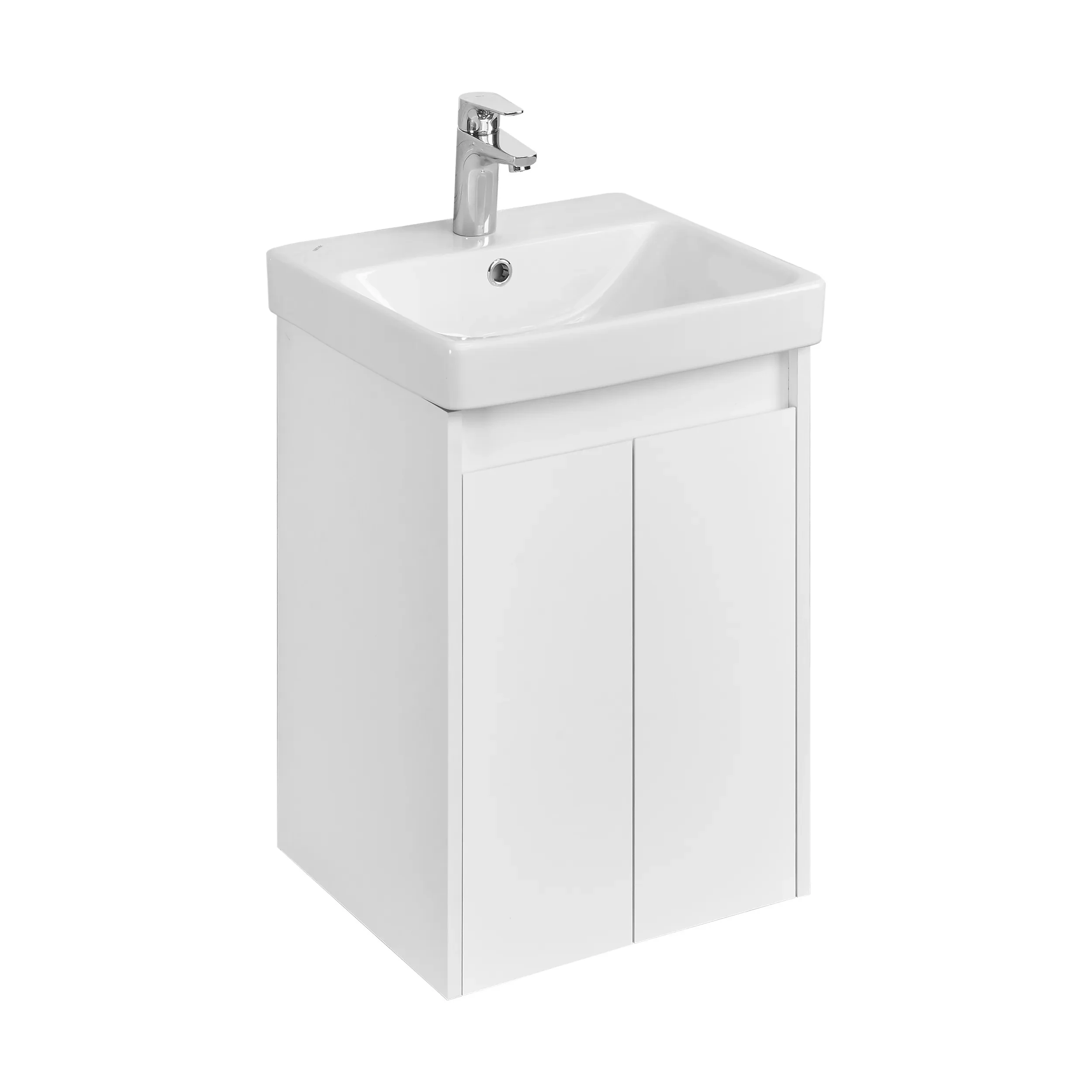 

Тумба Акватон Сканди Doors 45 1A2787K0SD010 с раковиной (1A278701SD010+1WH501630) (2 коробки)