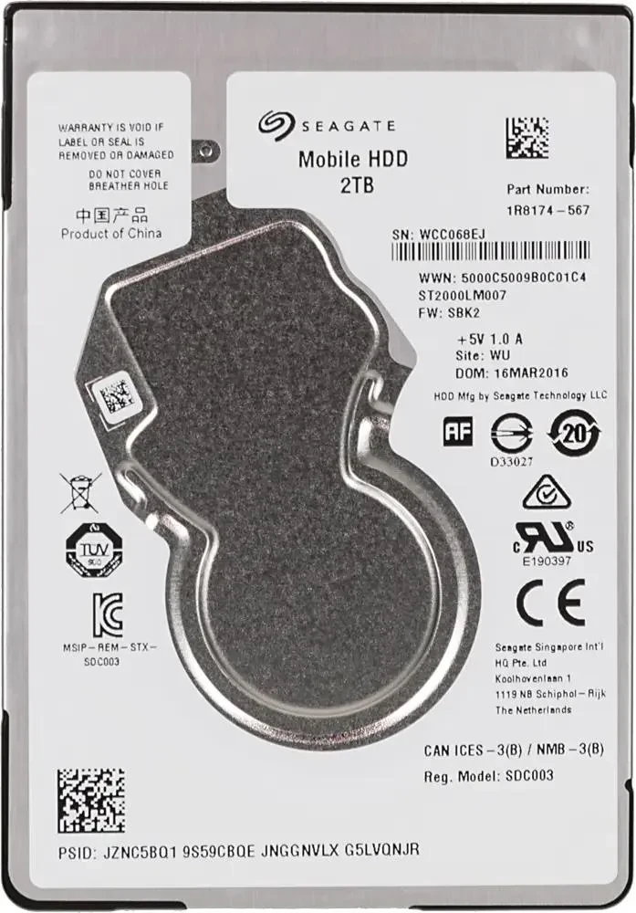 Жесткий диск Seagate ST2000LM007