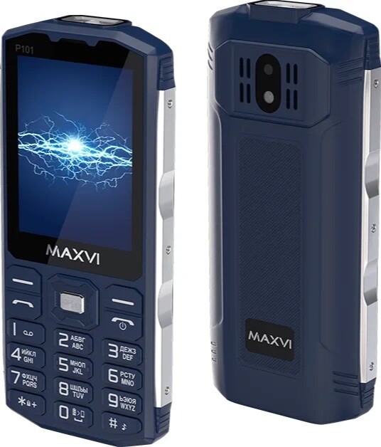 

Телефон Maxvi P100 blue