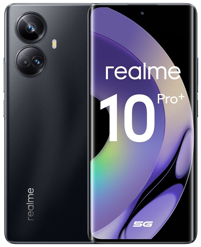 

Телефон Realme 10 Pro+ 5G 8/128Gb черный (RMX3686)