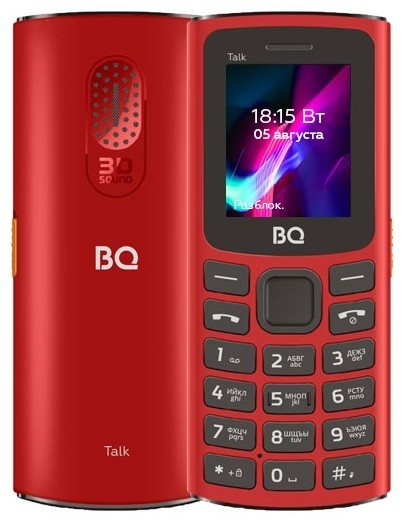 Телефон BQ 1862 TALK RED