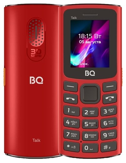 

Телефон BQ 1862 TALK RED