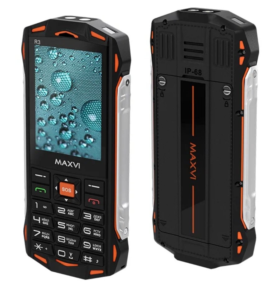 

Телефон Maxvi R3 Orange