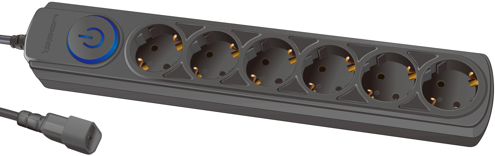 

Сетевой фильтр Ippon BK-6-UPS-1.8-10-B (1.8м 6роз.) черный