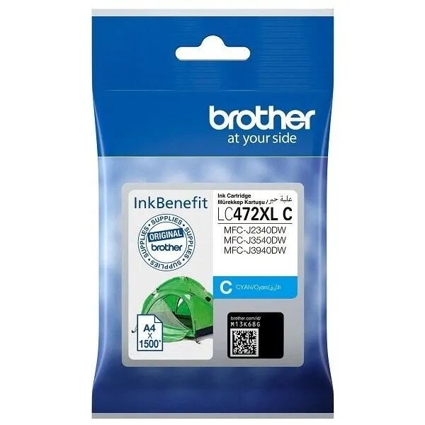 

Картридж Brother LC472XLС голубой