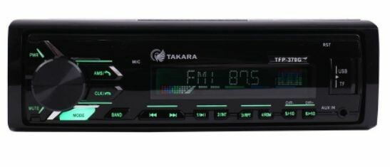 

Автомагнитола Takara TFP-370BT Green