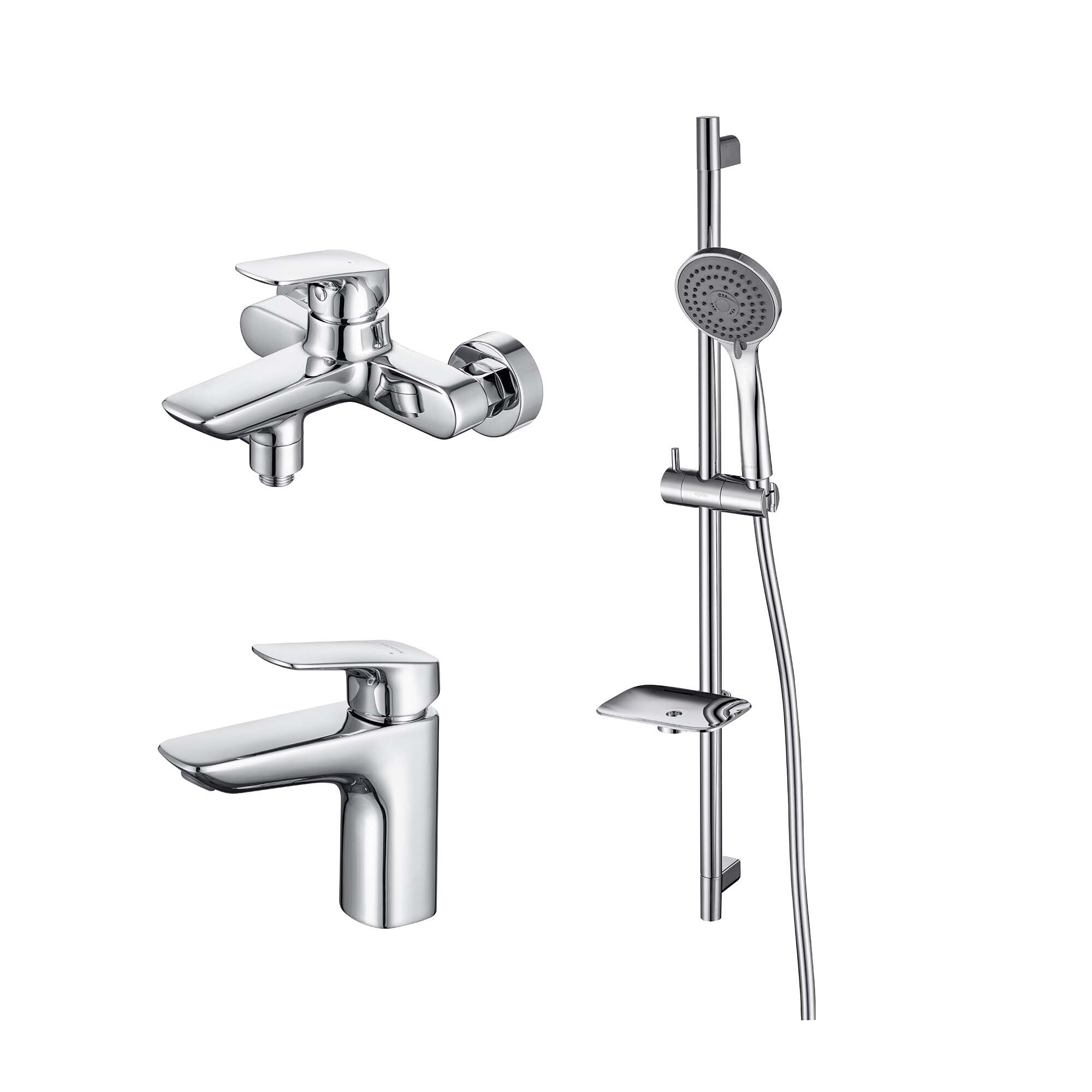 

Смеситель для ванны Aquatek ВЕГА AQ1030CR (Set 3в1: AQ1010CR+AQ1040CR+AQ2011CR)