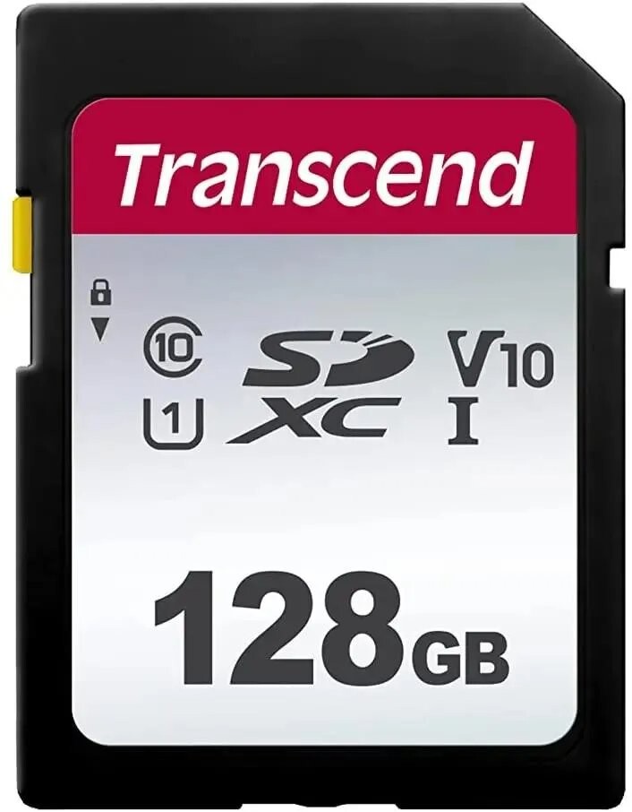 

Карта памяти Transcend SDXC UHS-I U1 class 10 128GB TS128GSDC300S