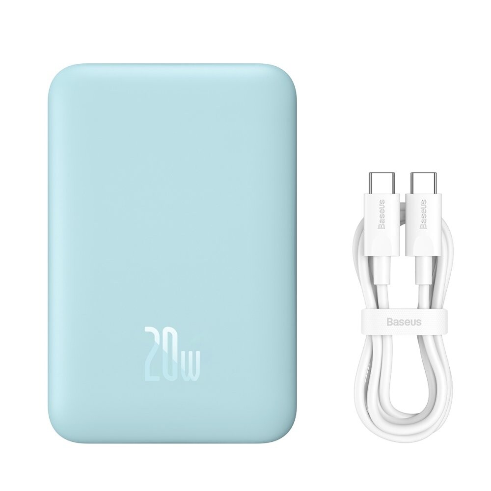 

Внешний аккумулятор Baseus Magnetic Mini Air Wireless Fast Charge 10000mAh 20W Galaxy Blue(P10059001313-00)