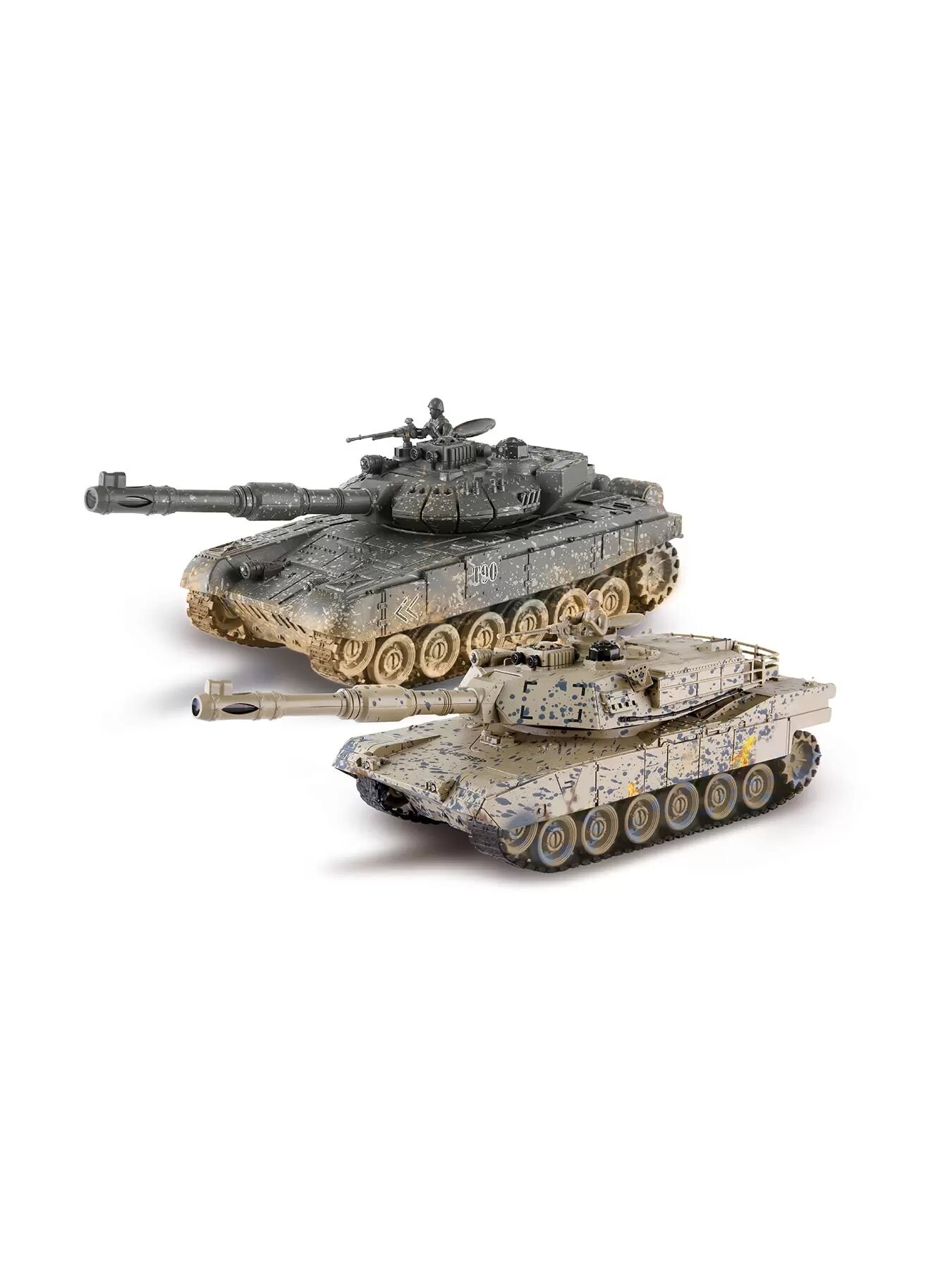 

Игрушка на радиоуправлении Crossbot Танковый бой Т-90-Abrams M1A2 (870623)