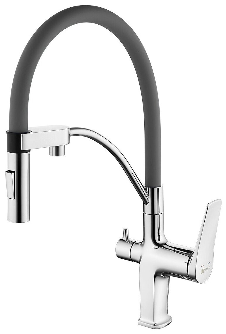 

Смеситель для кухни Lemark Comfort LM3074C-Gray