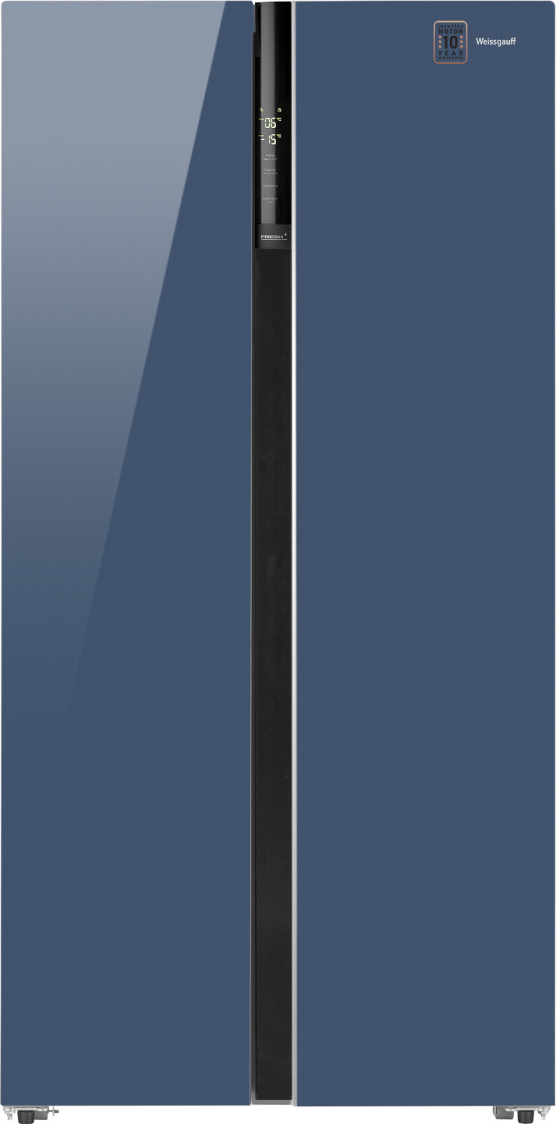 

Холодильник Side by Side Weissgauff WSBS 600 NoFrost Inverter Blue Glass