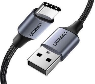 

Кабель UGREEN USB-A 2.0 to USB-C Cable Nickel Plating Aluminum Braid 1.5m US288 Black (60127)