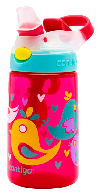 

Аксессуар для велосипеда Contigo Gizmo Flip розовый/желтый пластик (2116112) Бутылка