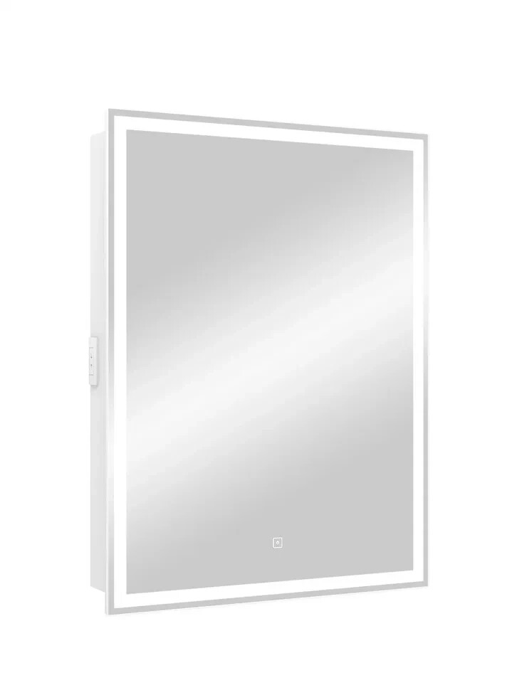 

Шкаф с зеркалом Continent Allure LED 600х800мм правый с розеткой (МВК005)