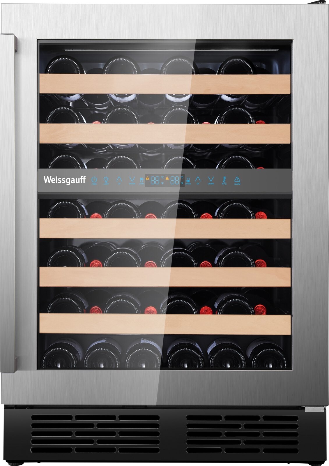 

Винный шкаф Weissgauff WWC-46 Bottle Premium NoFrost Dual Zone