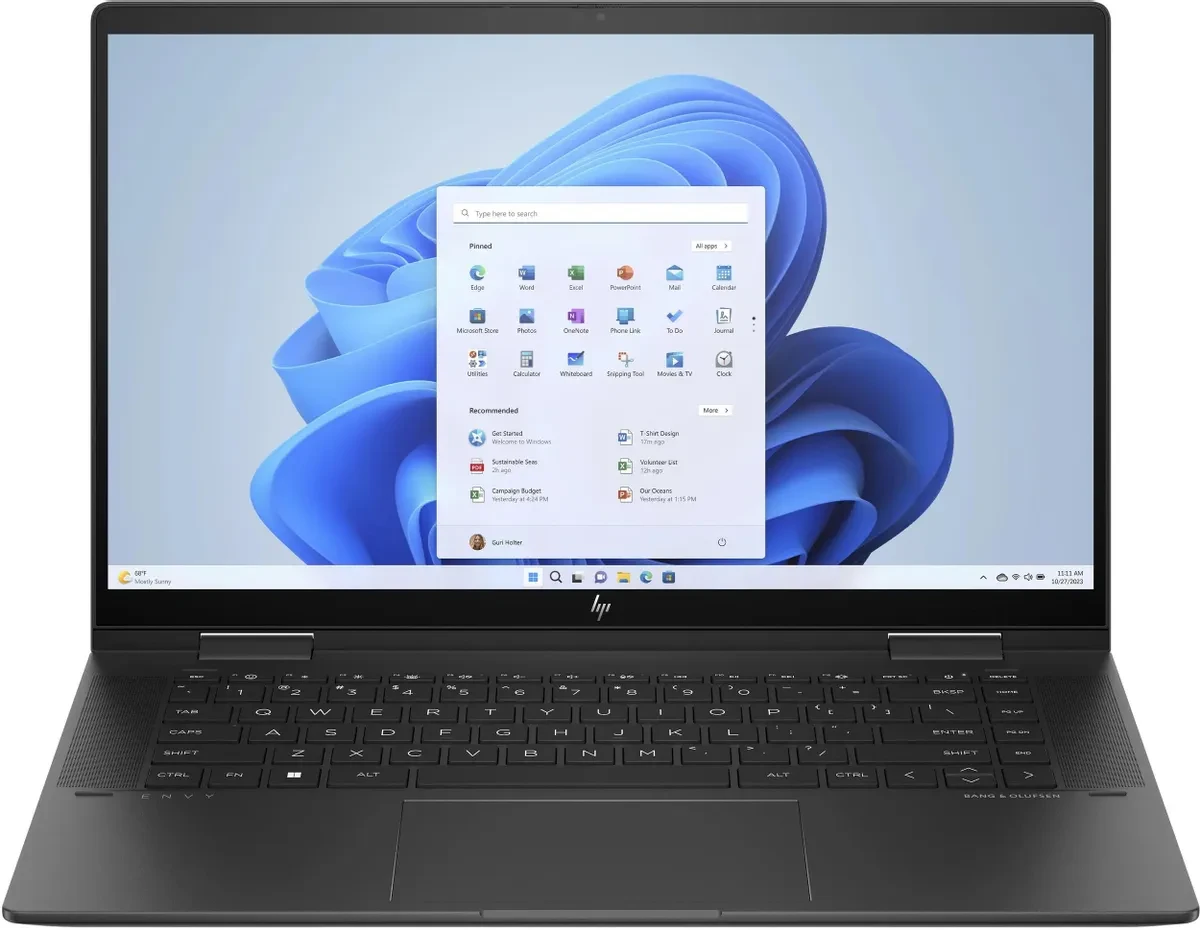 

Ноутбук HP Envy x360 15-fh0011ci Win 11 Home black (9E691EA)
