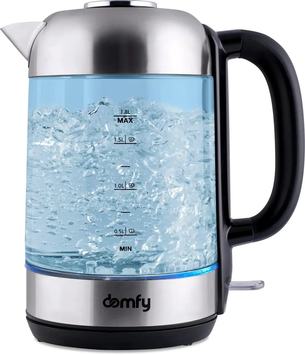 

Чайник Domfy DSM-EK401 черный/прозрачный