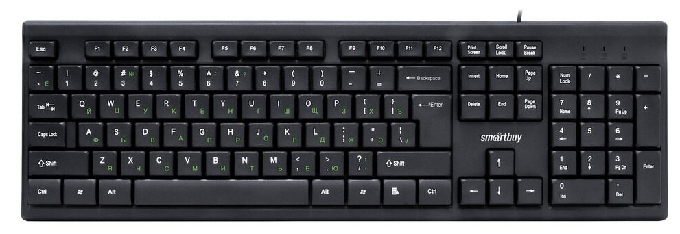 

Клавиатура Smartbuy SBK-114U-K ONE USB черный