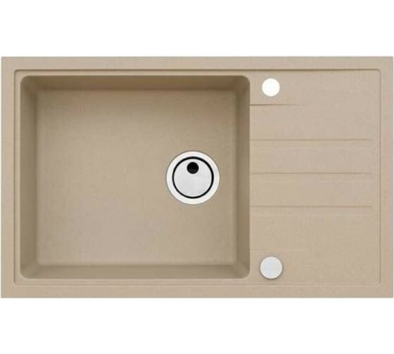 

Кухонная мойка Alveus Granital Intermezzo 130 Beige-G55 780х480х200 с сифоном, бежевая (1117048)