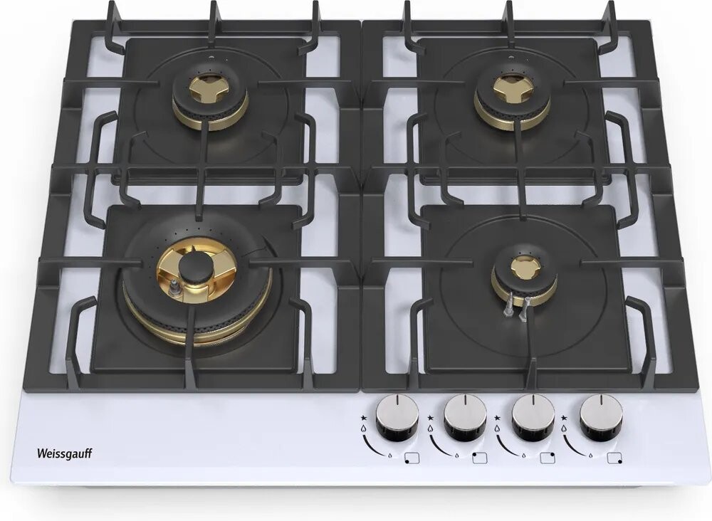 

Газовая варочная панель Weissgauff HGG 6445 WH Volcano Burner