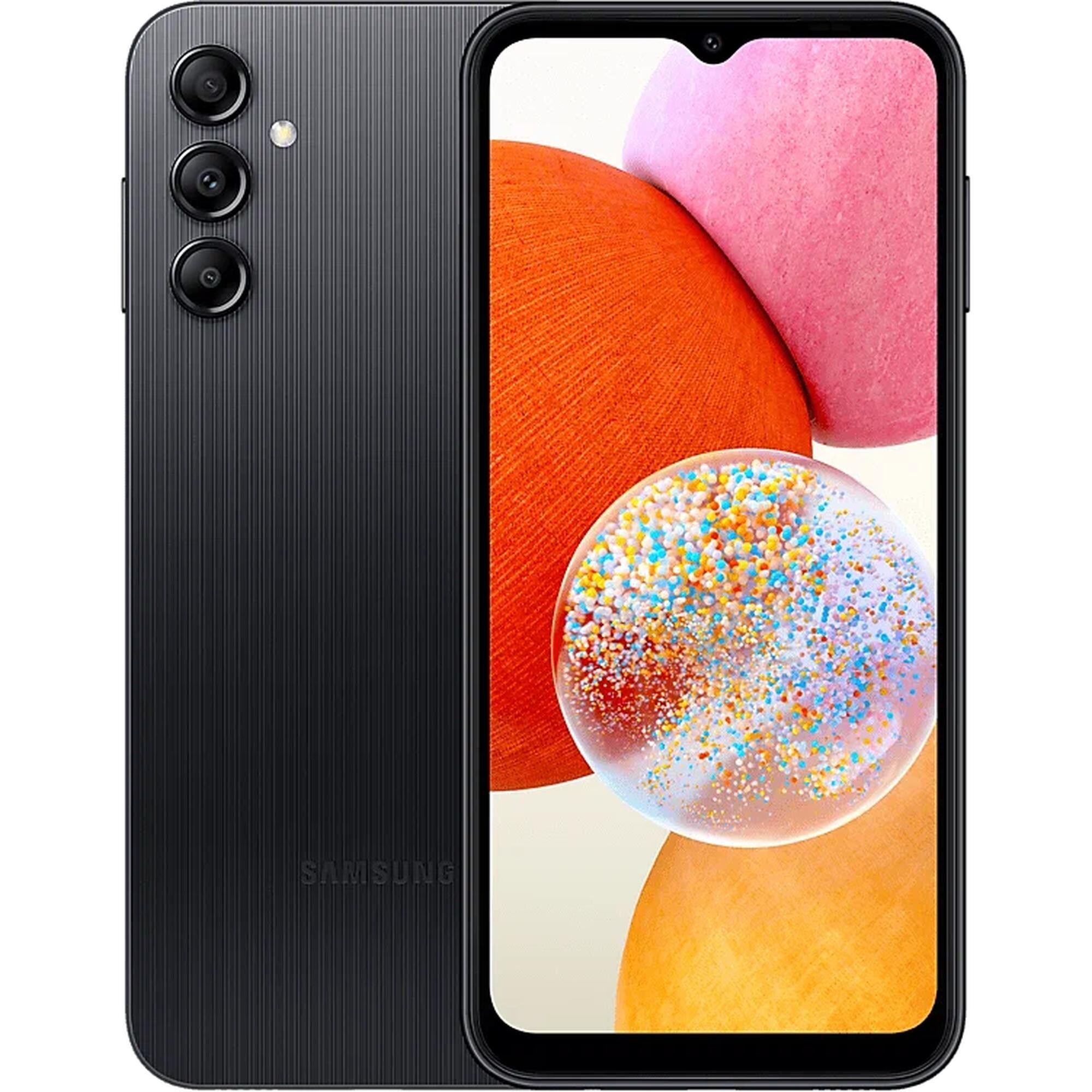 

Телефон Samsung Galaxy A14 4/64GB черный (SM-A145FZKUSKZ)