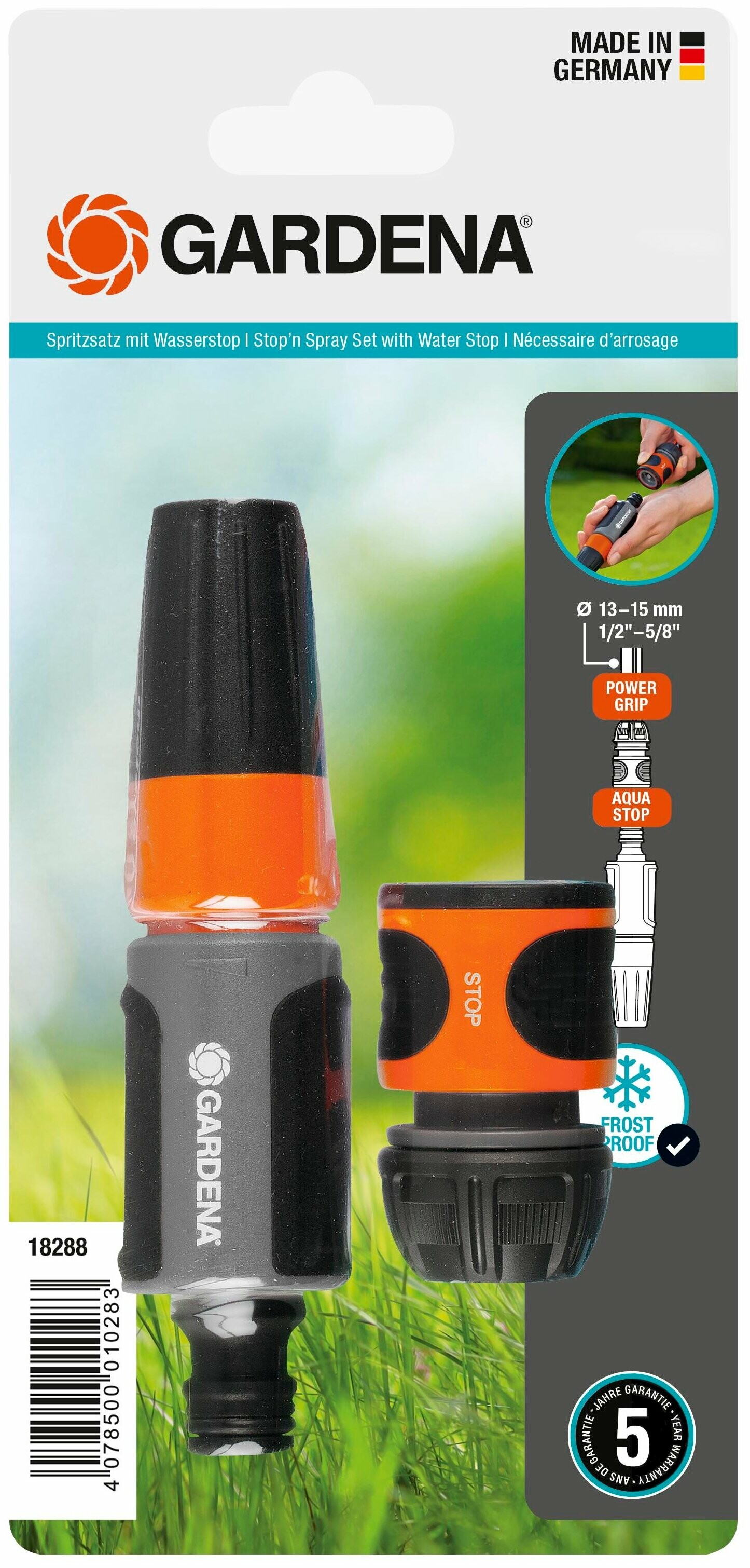 

Распылитель GARDENA Stop n Spray (18288-20.000.00)