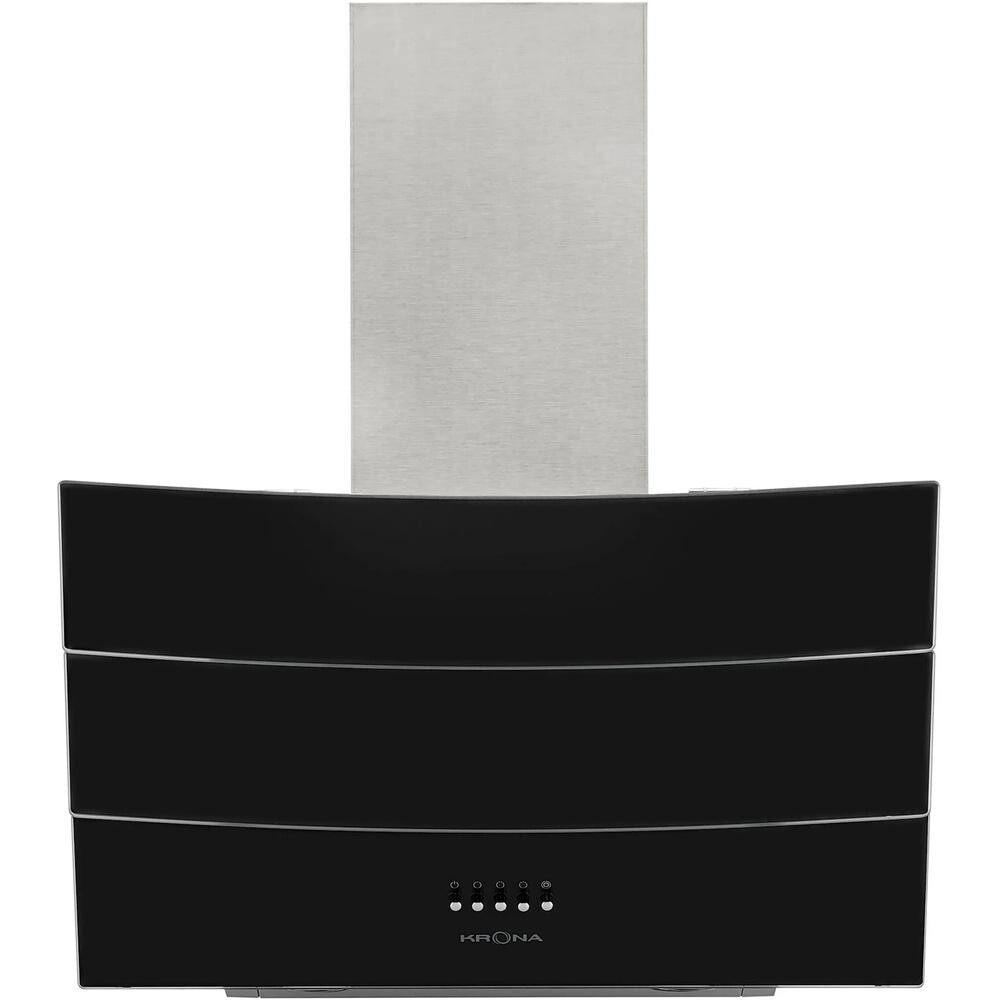 

Каминная вытяжка Krona INGA 600 inox/black push button