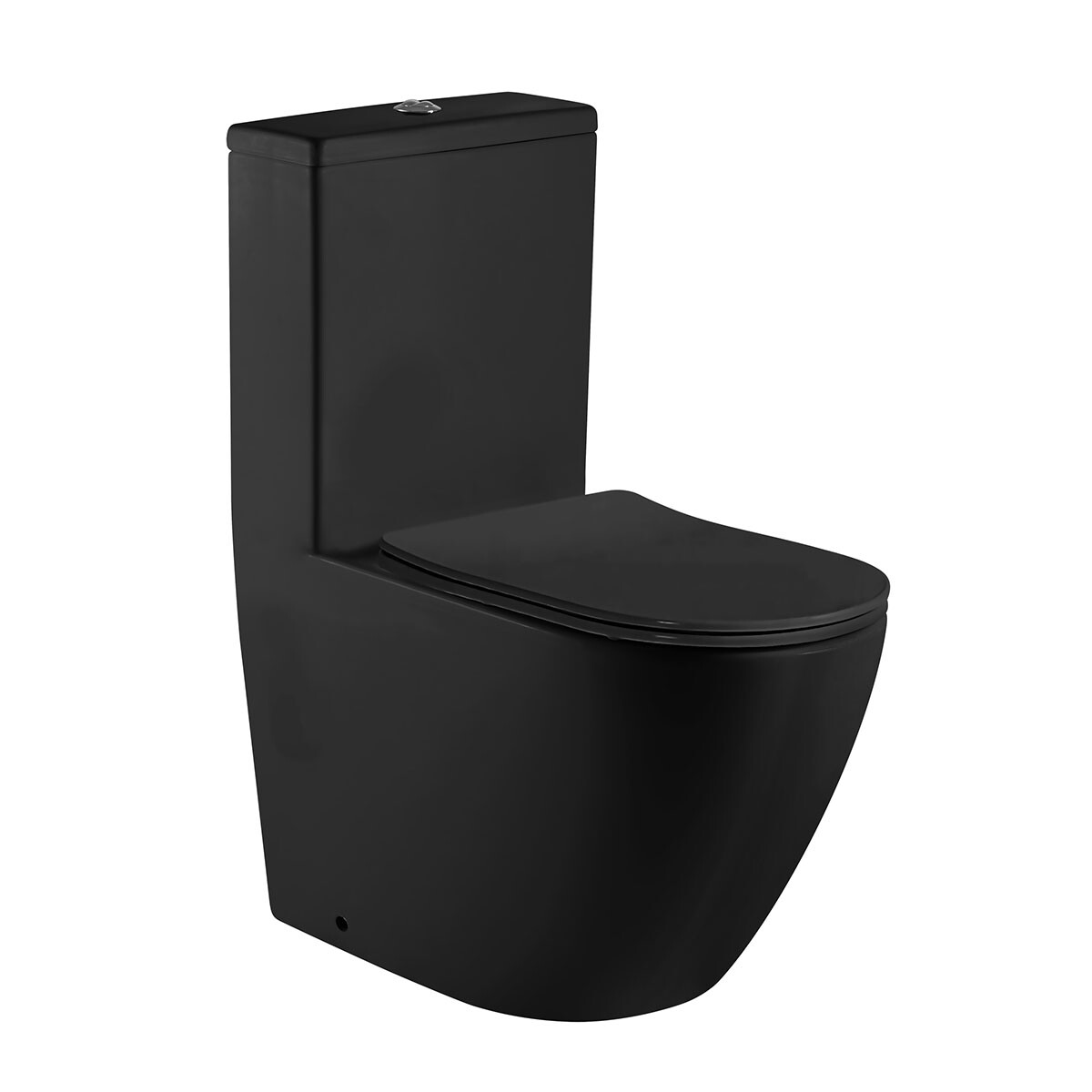 

Унитаз Azario MORANO черный матовый безободковый, с сиденьем м/лифт 680x370х830 (AZ-1001MB)