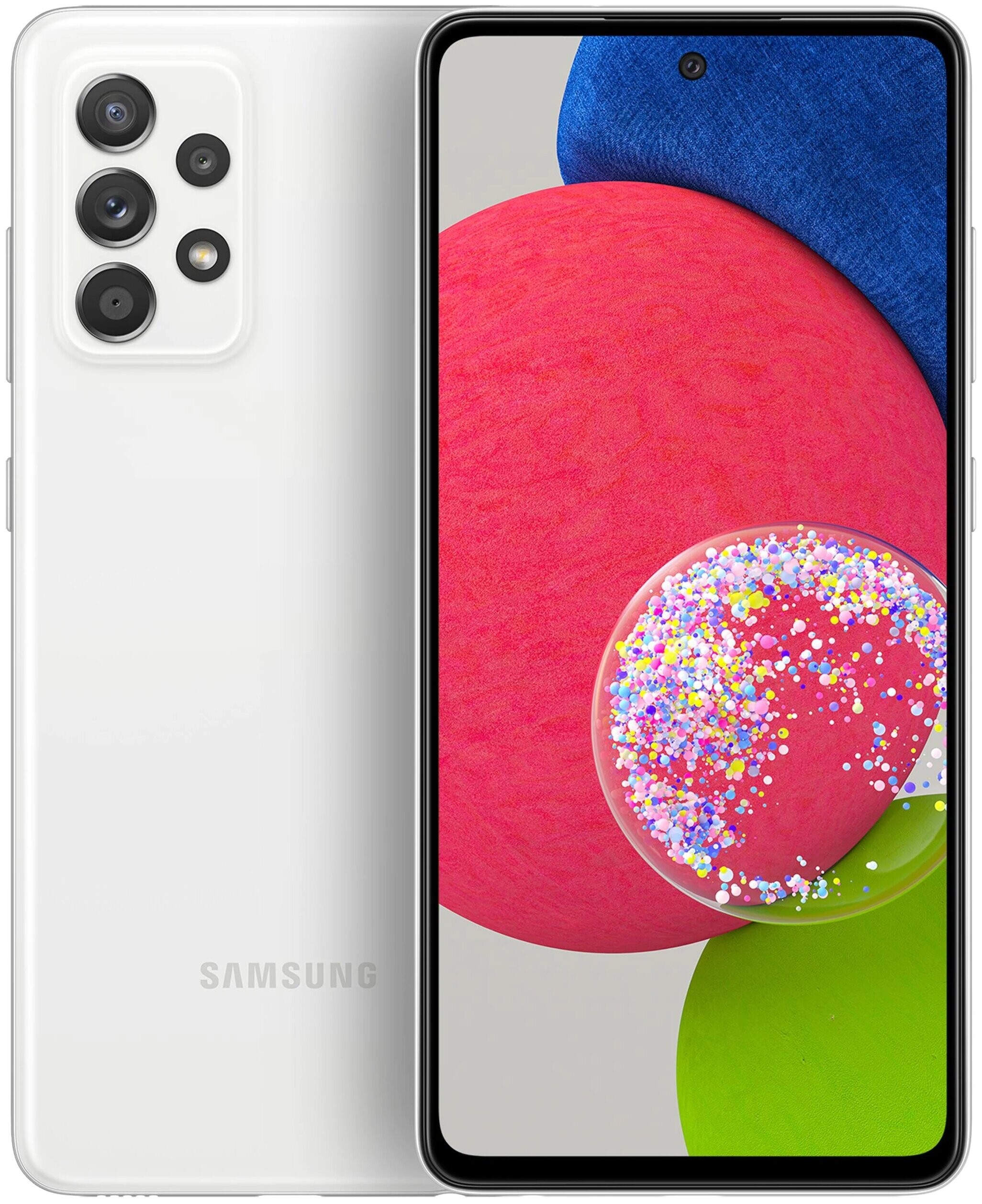 

Телефон Samsung Galaxy A52s 8/256Gb белый (SM-A528B)
