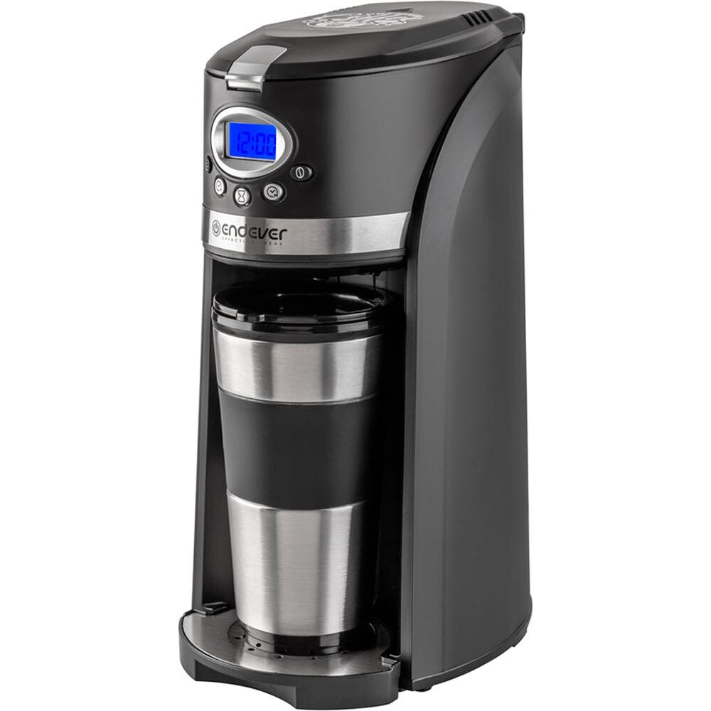

Кофеварка Endever Costa-1043 черный/стальной (90458)