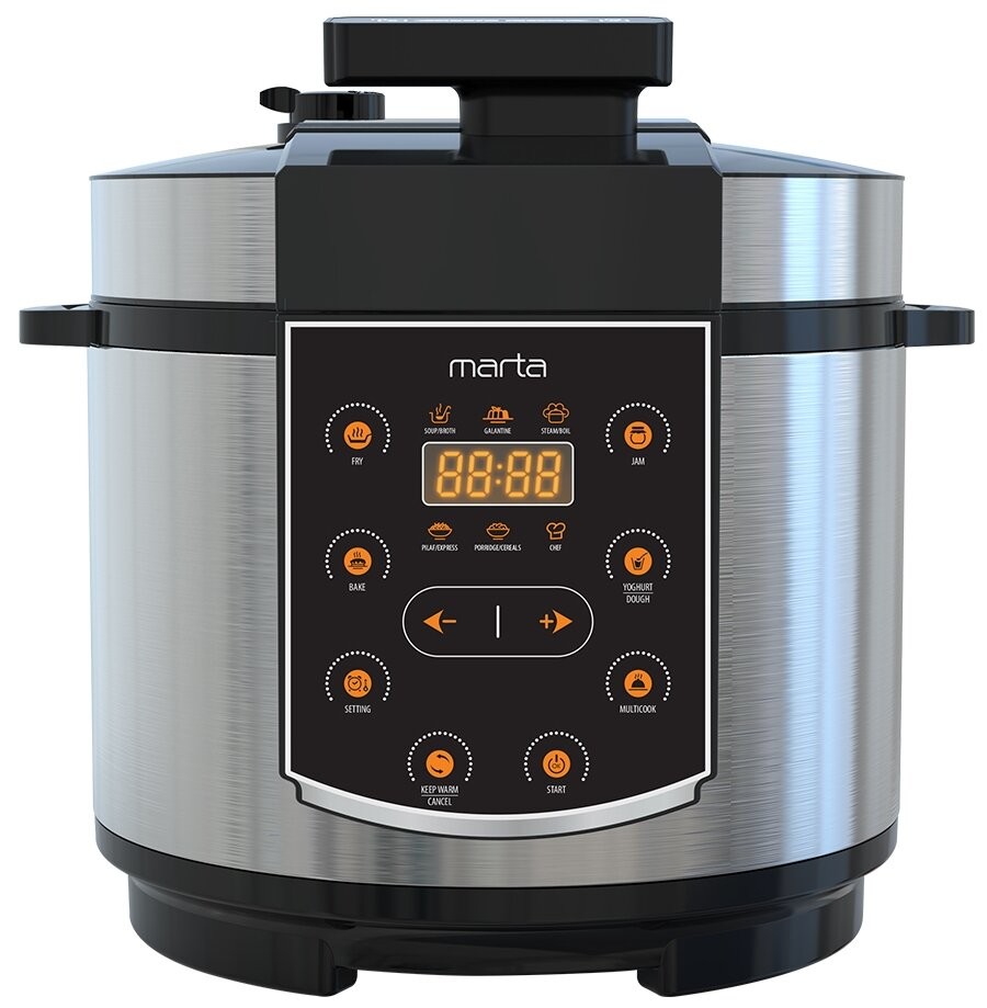 

Мультиварка Marta MT-4331 черный/сталь