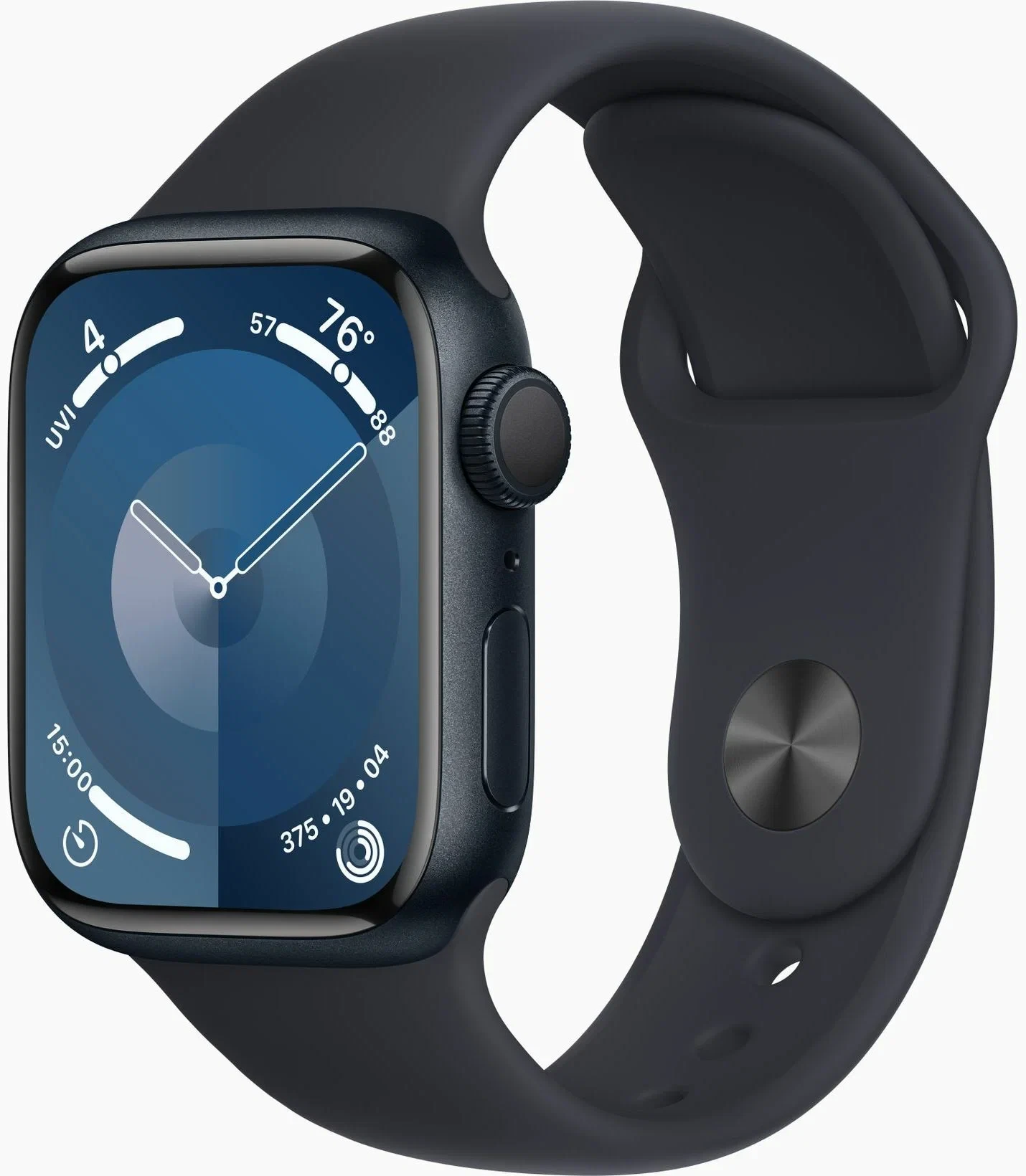 

Умные часы Apple Watch Series 9 (A2980) 45мм серебристый (MR9D3ZP/A)