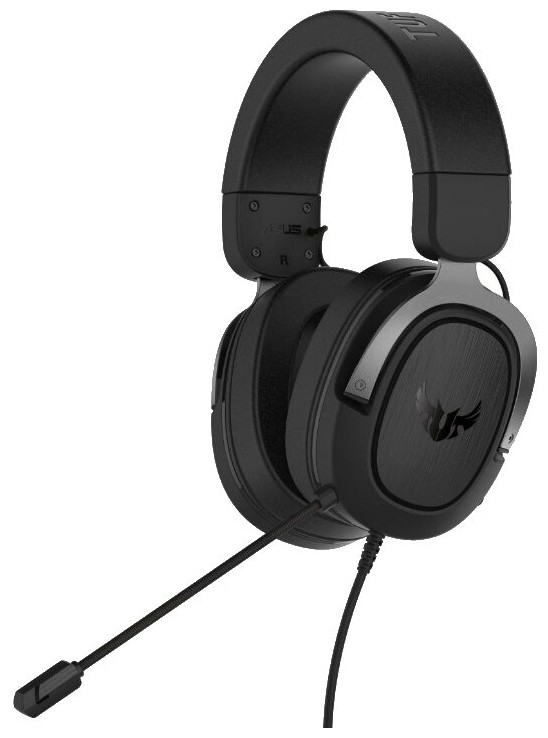 

Компьютерная гарнитура ASUS TUF Gaming H3 черный/титан (90yh028g-b1ua00)