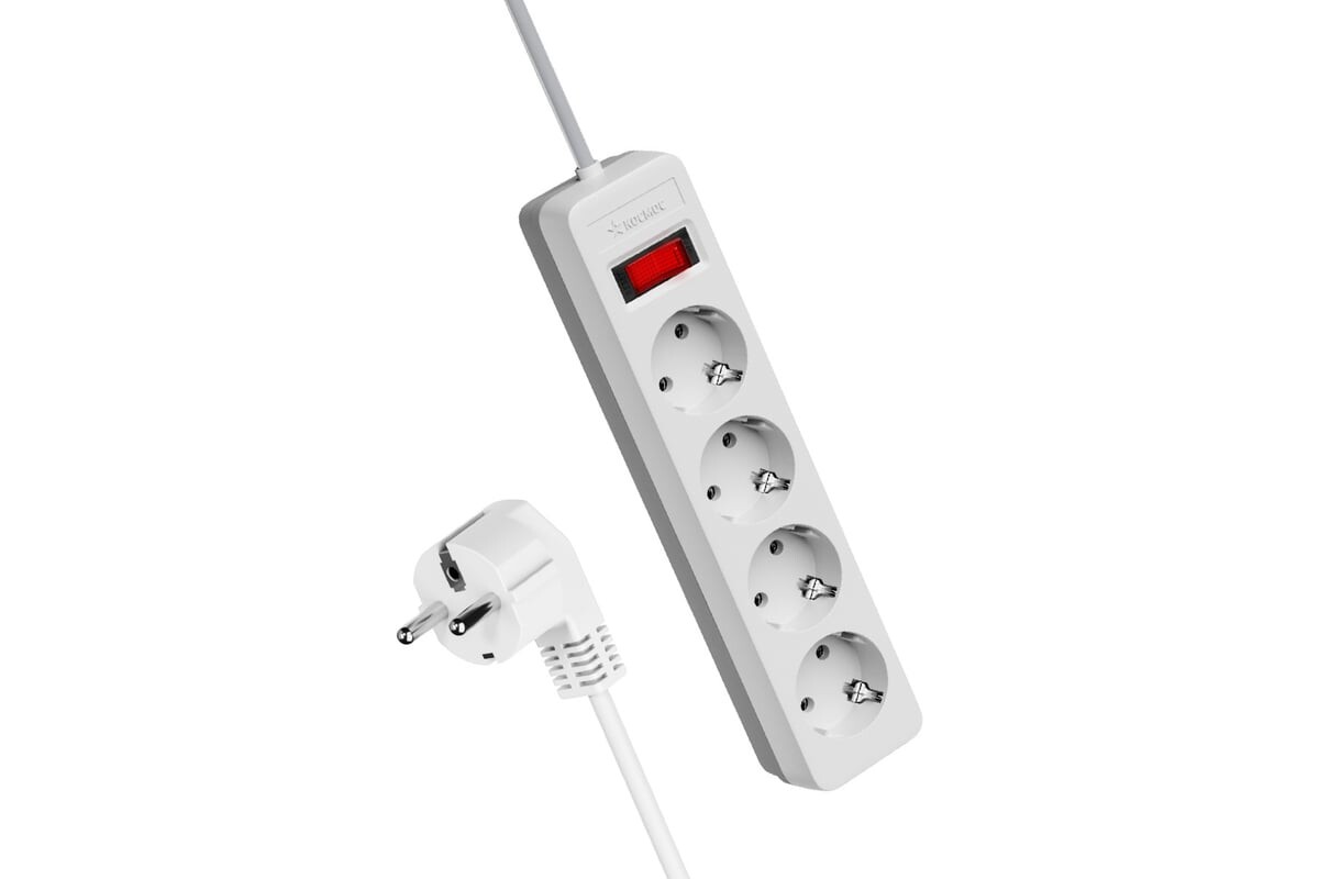 

Сетевой фильтр Космос FKsm1.5m-4g(W) белый