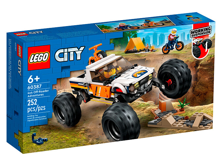

Конструктор Lego City Внедорожные приключения 4x4 (60387)