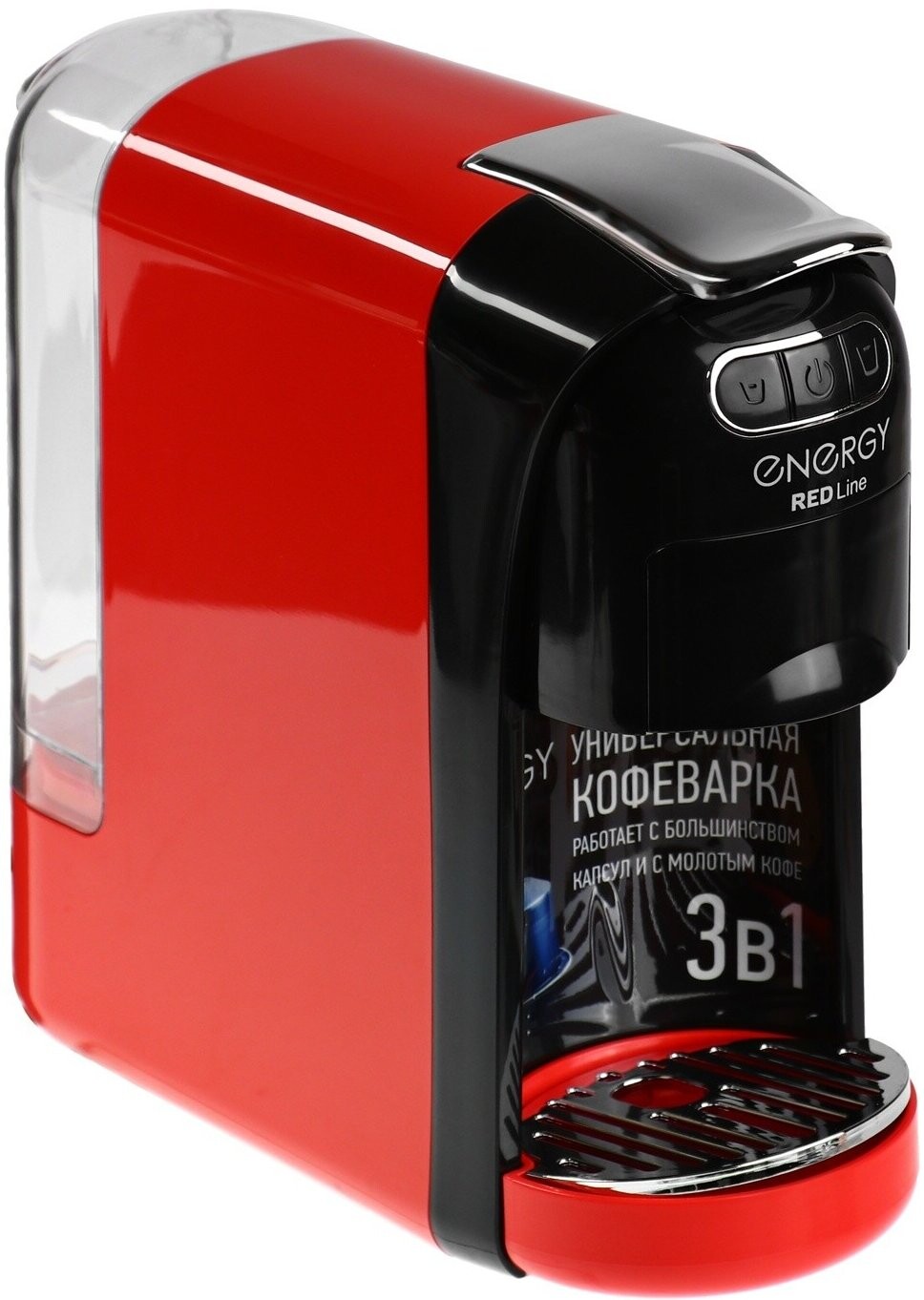 

Кофеварка Energy EN-250-3 красный