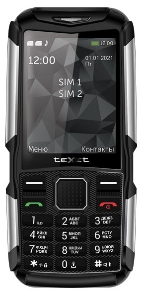 Телефон TeXet TM-D314 черный