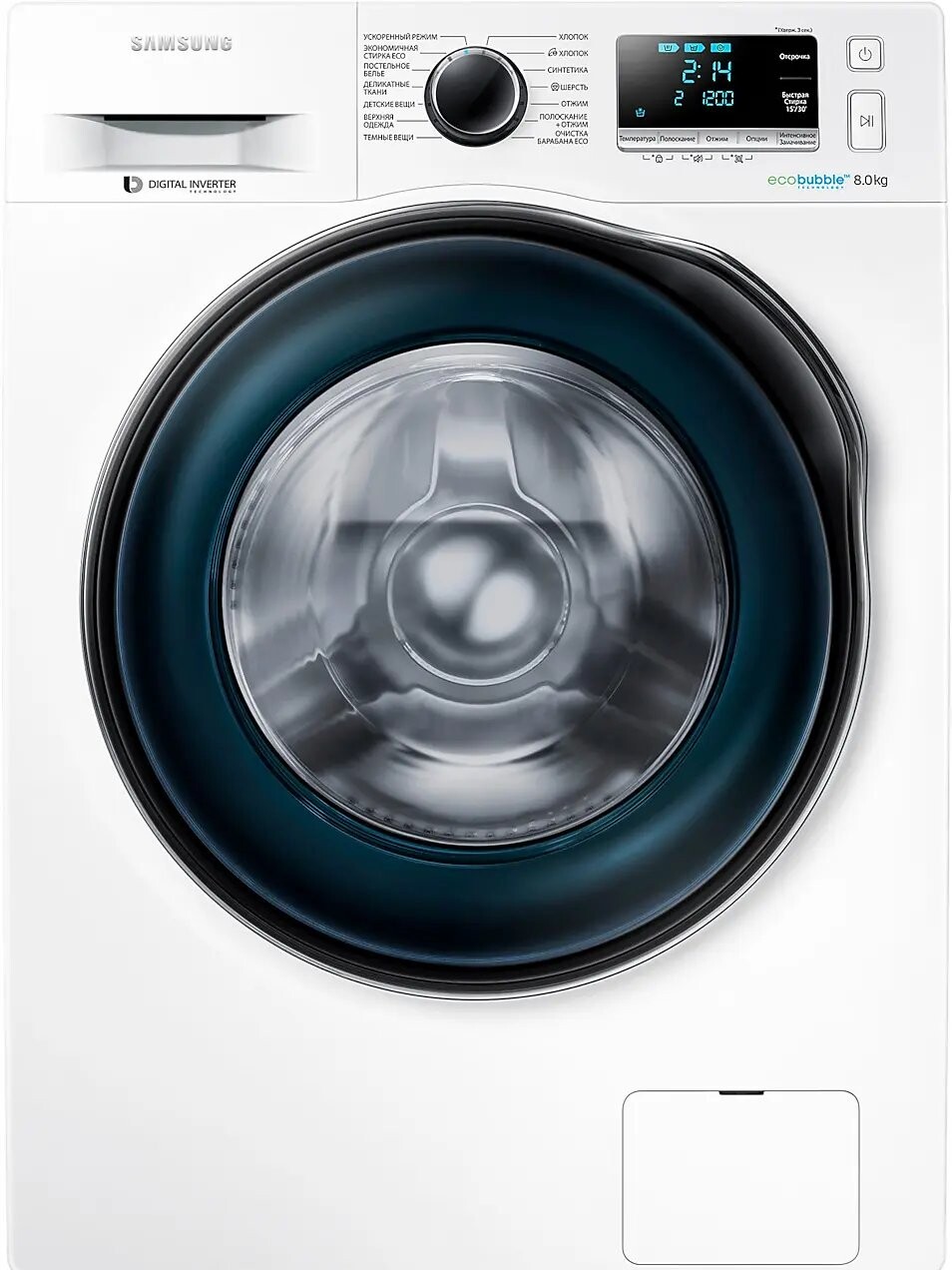 

Стиральная машина Samsung WW80J6210CWOLD